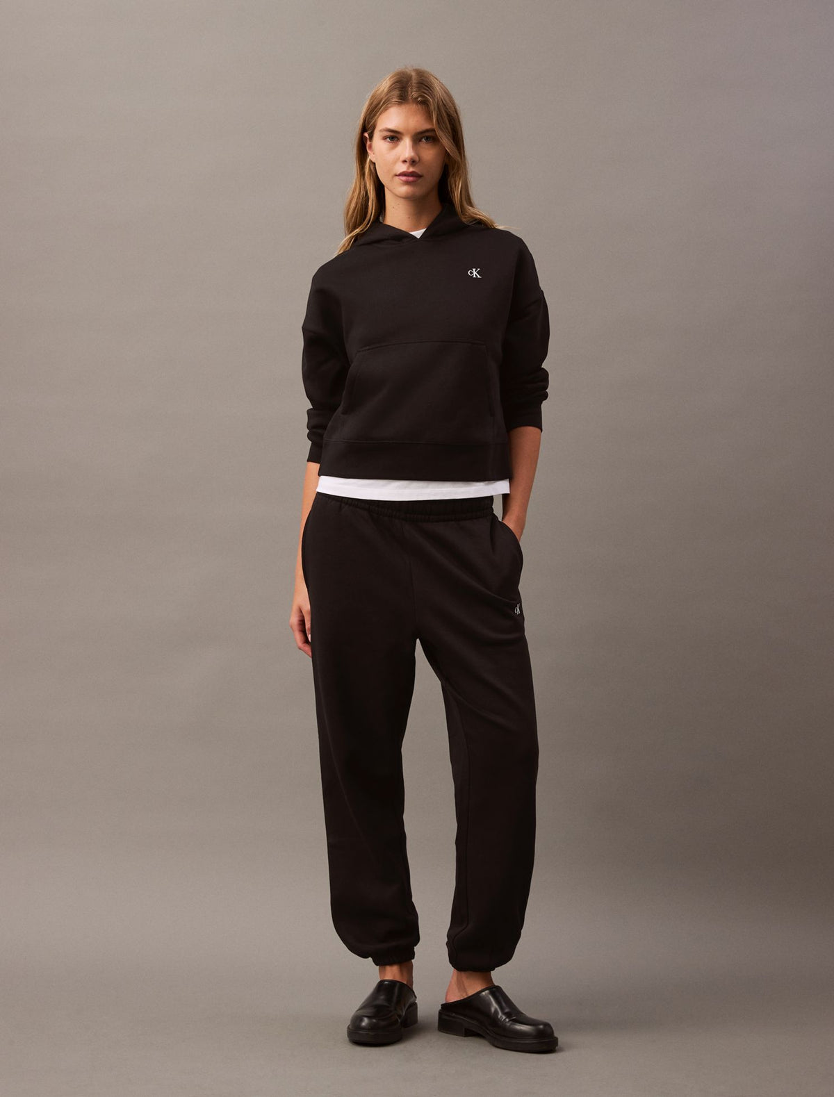 Monogram Fleece Joggers - Calvin Klein Women
