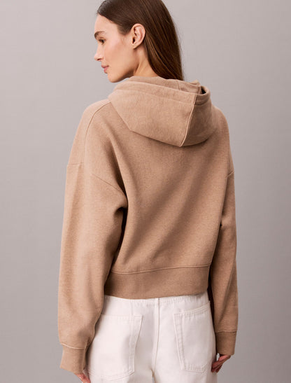 Monologo Fleece Hoodie - Calvin Klein Women