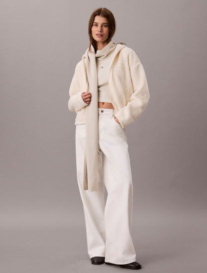 Sherpa Zip Hoodie - Calvin Klein Women