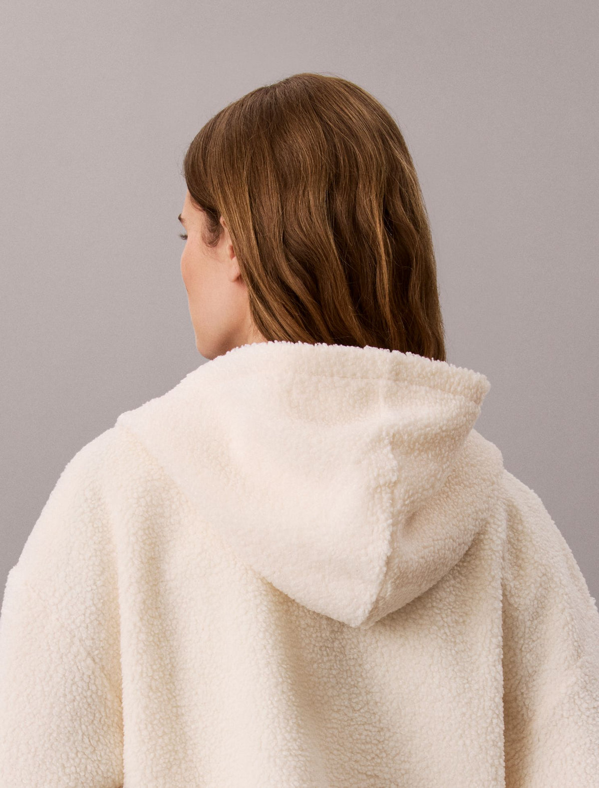 Sherpa Zip Hoodie - Calvin Klein Women