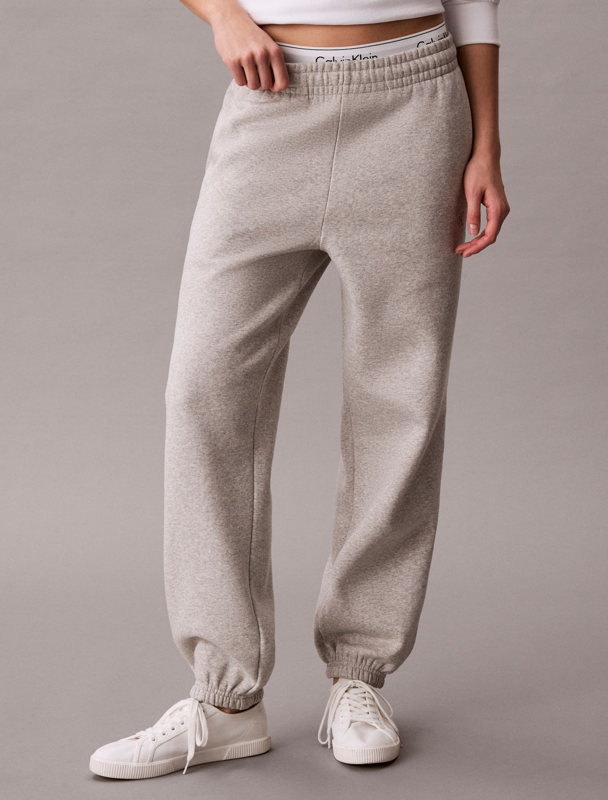 Monogram Fleece Joggers - Calvin Klein Women