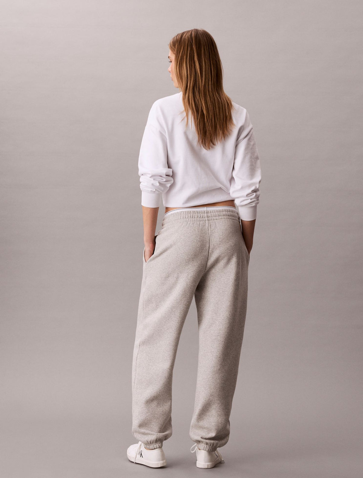 Monogram Fleece Joggers - Calvin Klein Women