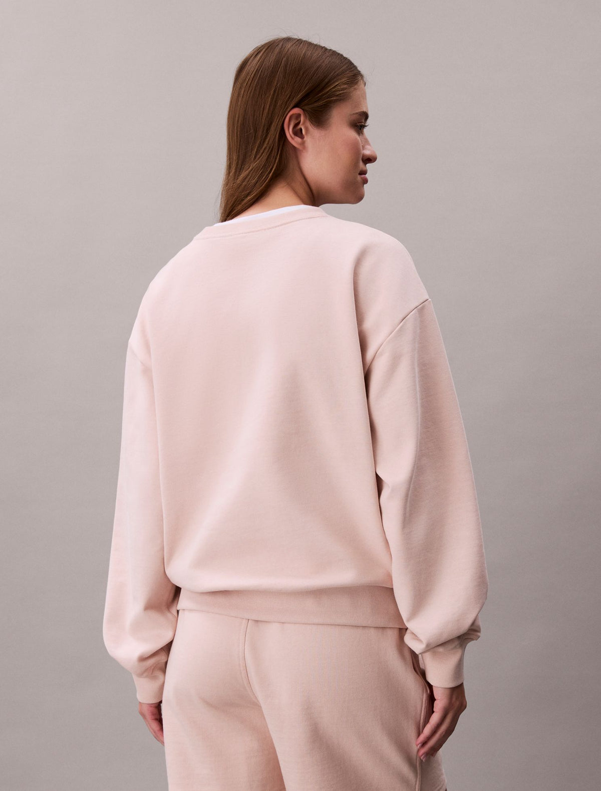 Monologo French Terry Relaxed Sweatshirt - Calvin Klein Women