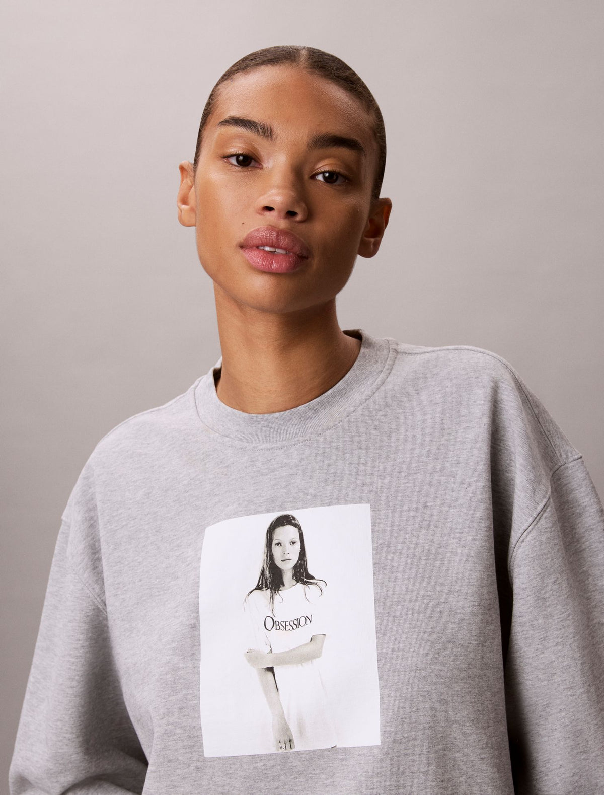 Kate Moss Obsession Graphic Hoodie - Calvin Klein Women