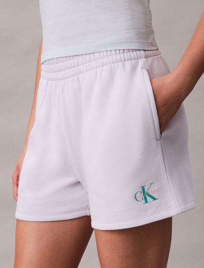 Monologo Fleece Pull-On Shorts - Calvin Klein Women