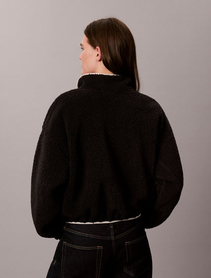 Sherpa 1/4 Zip Sweatshirt - Calvin Klein Women