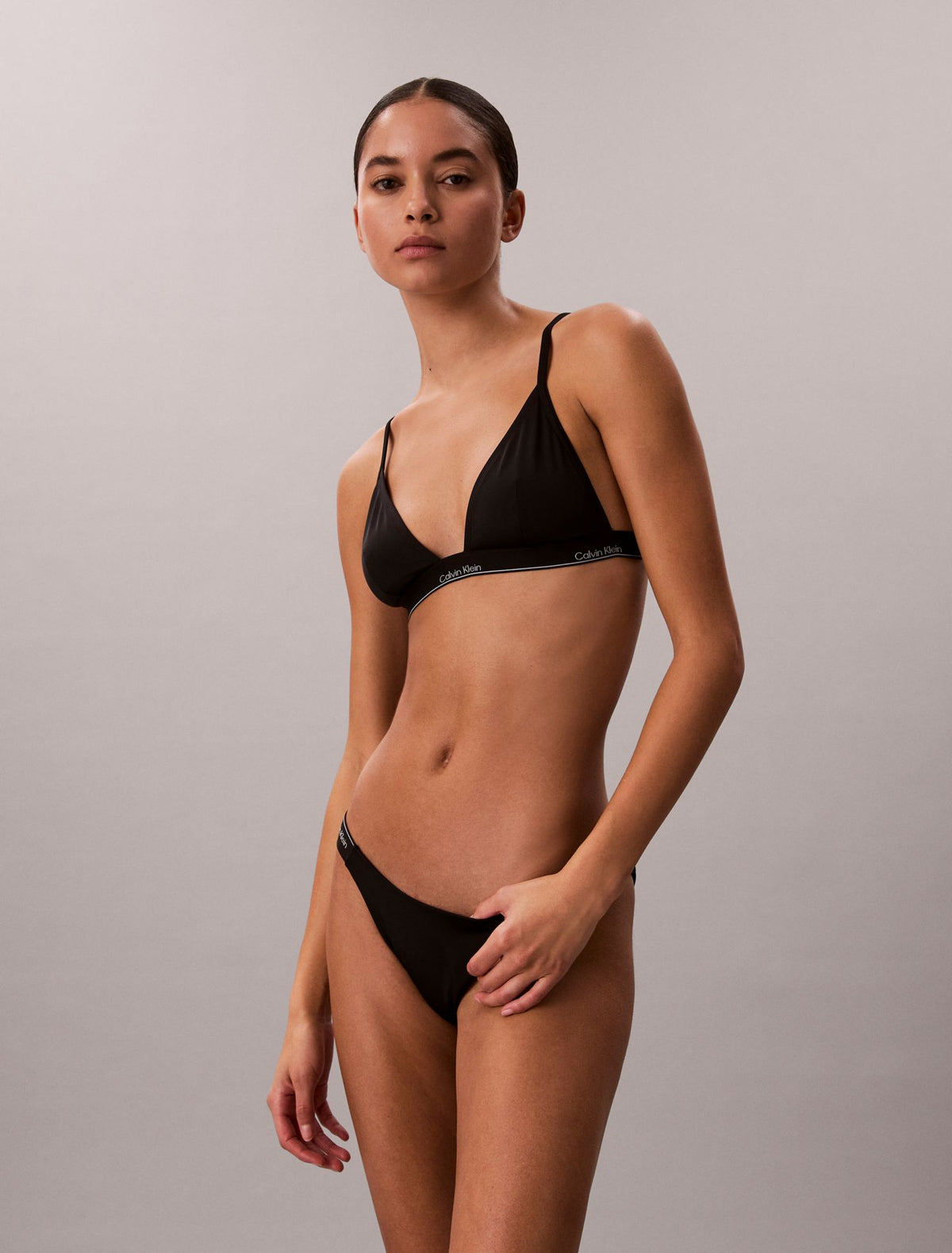 CK Icon Triangle Swim Bralette - Calvin Klein Women