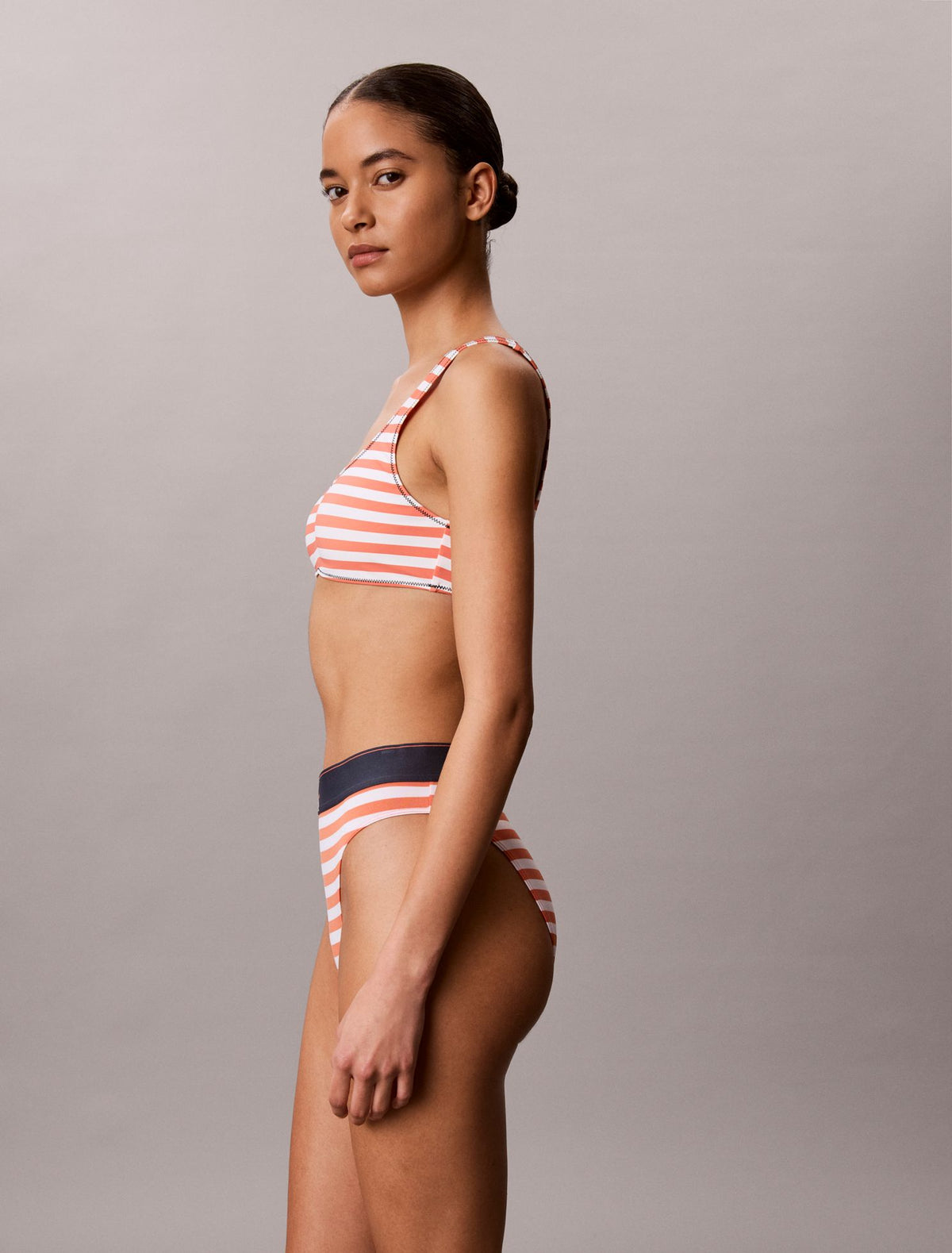 Graphic Monogram Swim Bralette - Calvin Klein Women
